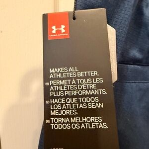 Under Armour Navy Blue Performance with Branded Tag